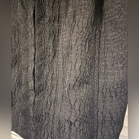 bebe Black knee-length sheath long-sleeved bodycon snake print cocktail dress - Picture 5 of 12